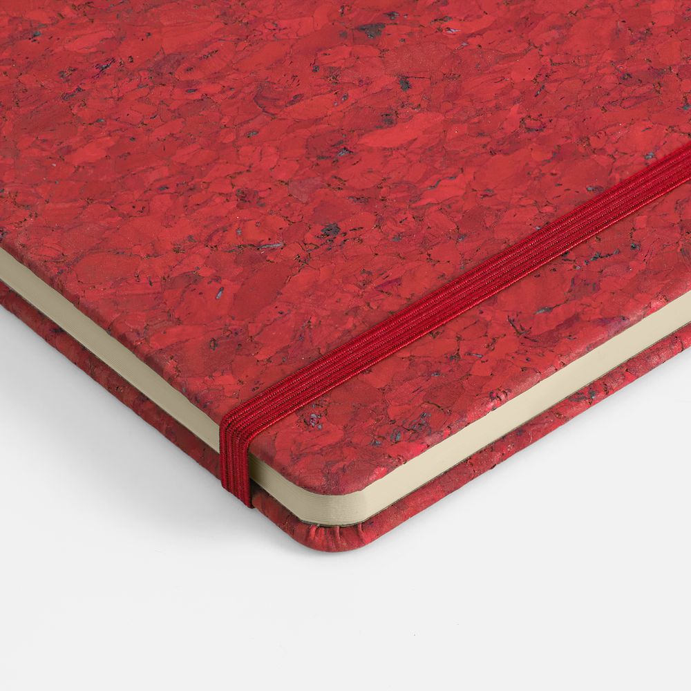 Блокнот Cork County, красный