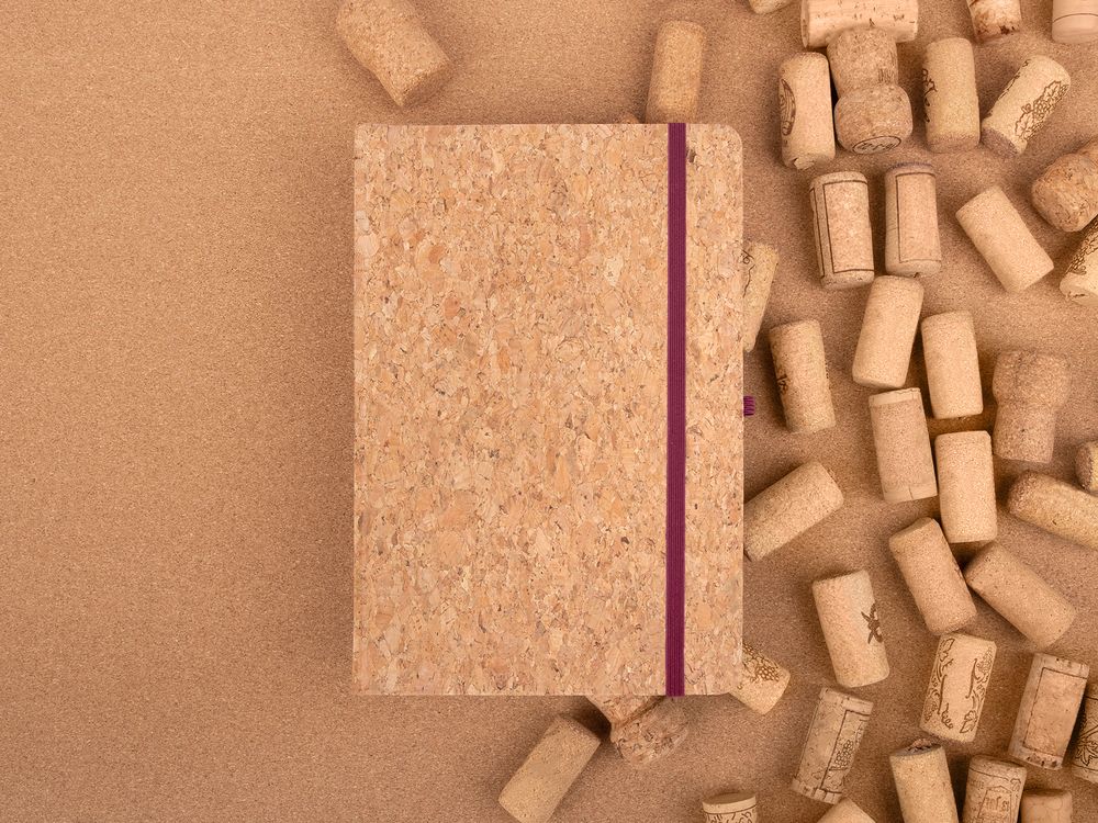 Блокнот Corkfolio, красный