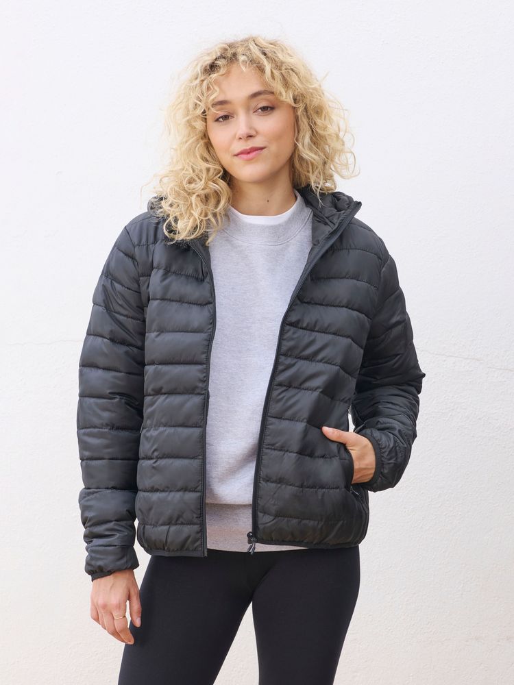 Куртка с капюшоном женская Stream Women, черная