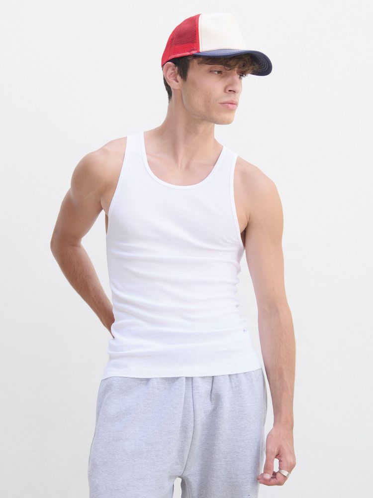 Майка унисекс Pablo, белая