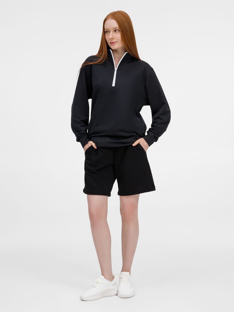 Свитшот на молнии Morfiss, черный