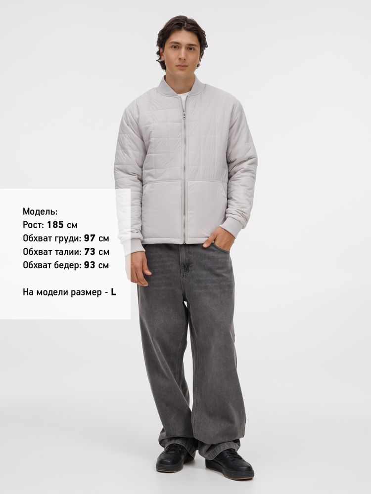Куртка унисекс Warmbridge, светло-серая