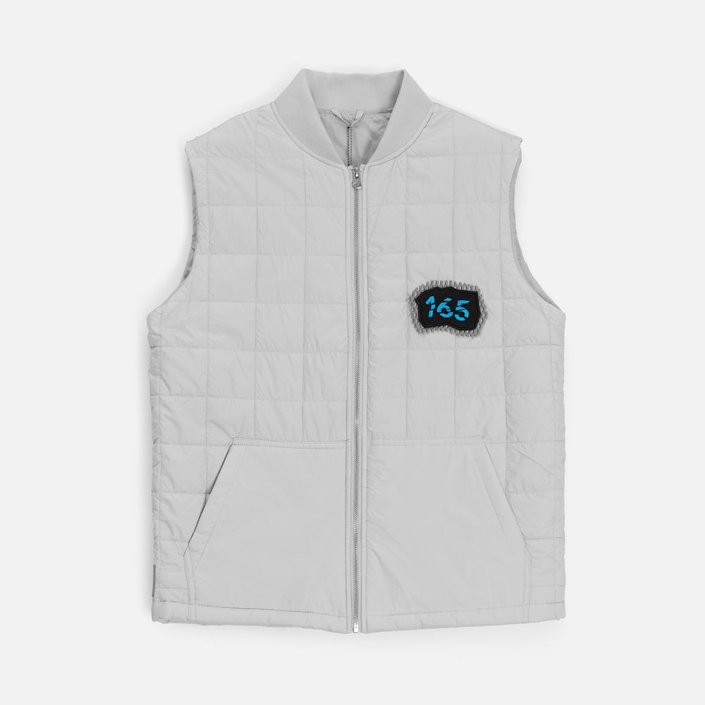 Жилет унисекс Warmbridge, светло-серый