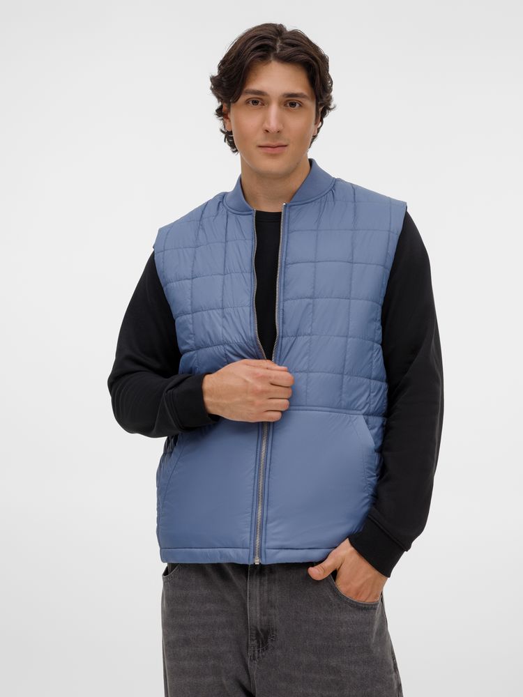 Жилет унисекс Warmbridge, синий (джинс)