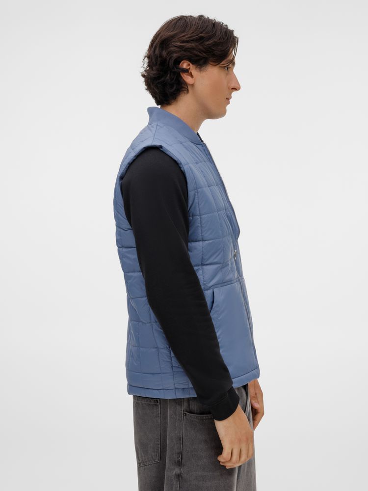 Жилет унисекс Warmbridge, синий (джинс)