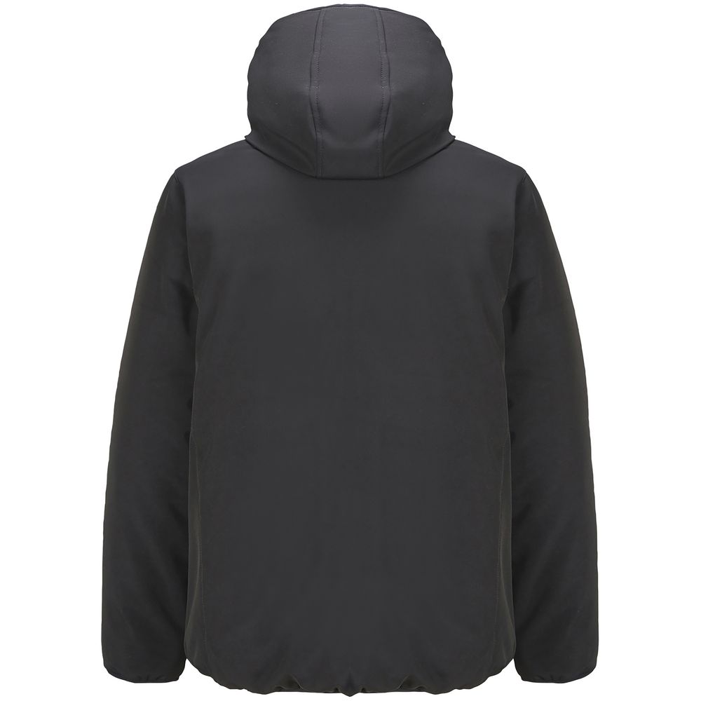 Куртка софтшелл с капюшоном мужская Falcon Men, черная