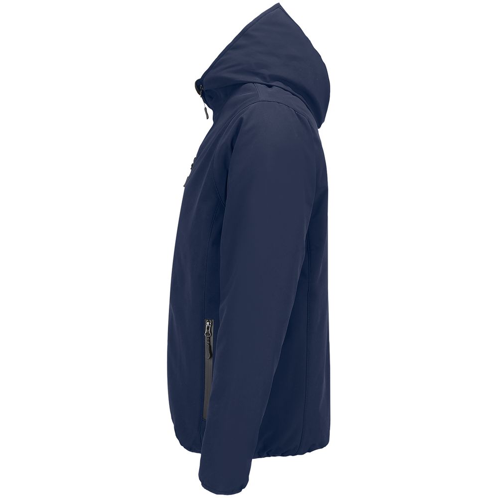 Куртка софтшелл с капюшоном мужская Falcon Men, синяя