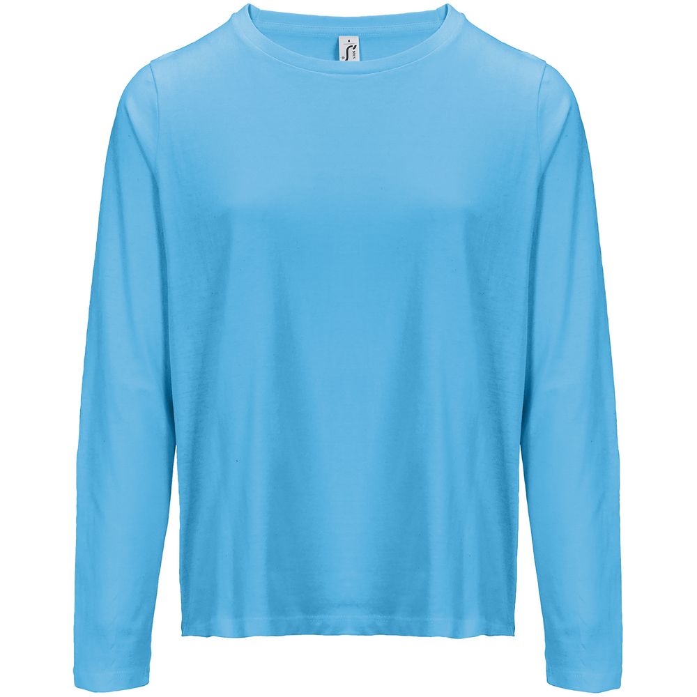 Футболка с длинным рукавом женская Monarch Women, ярко-бирюзовая