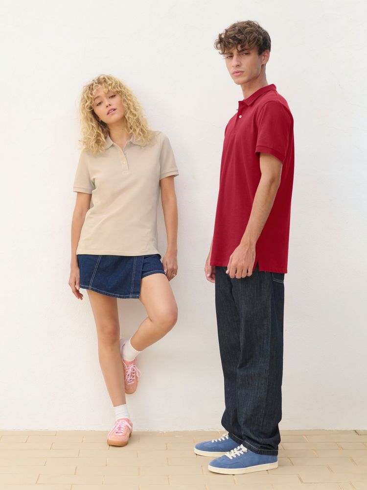 Рубашка поло унисекс Pacific, ярко-бирюзовая