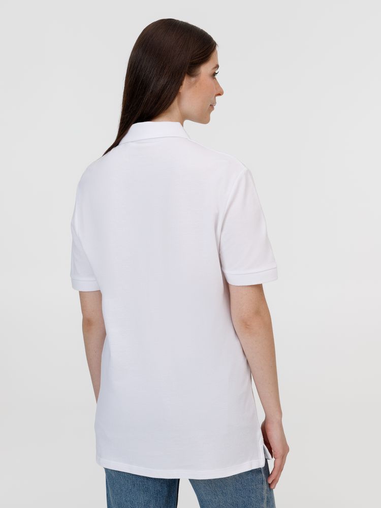 Рубашка поло унисекс Pacific, белая
