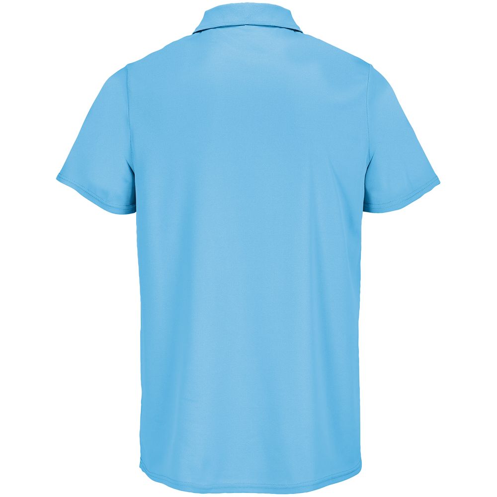 Рубашка поло унисекс Pitcher, ярко-бирюзовая
