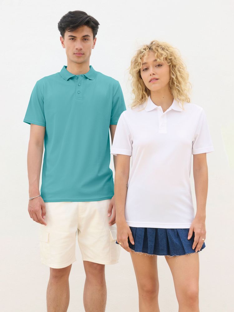 Рубашка поло унисекс Pitcher, красная