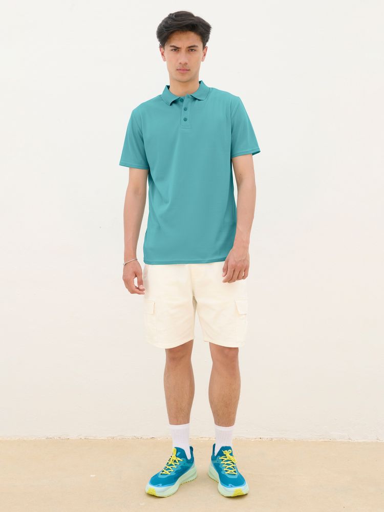 Рубашка поло унисекс Pitcher, красная