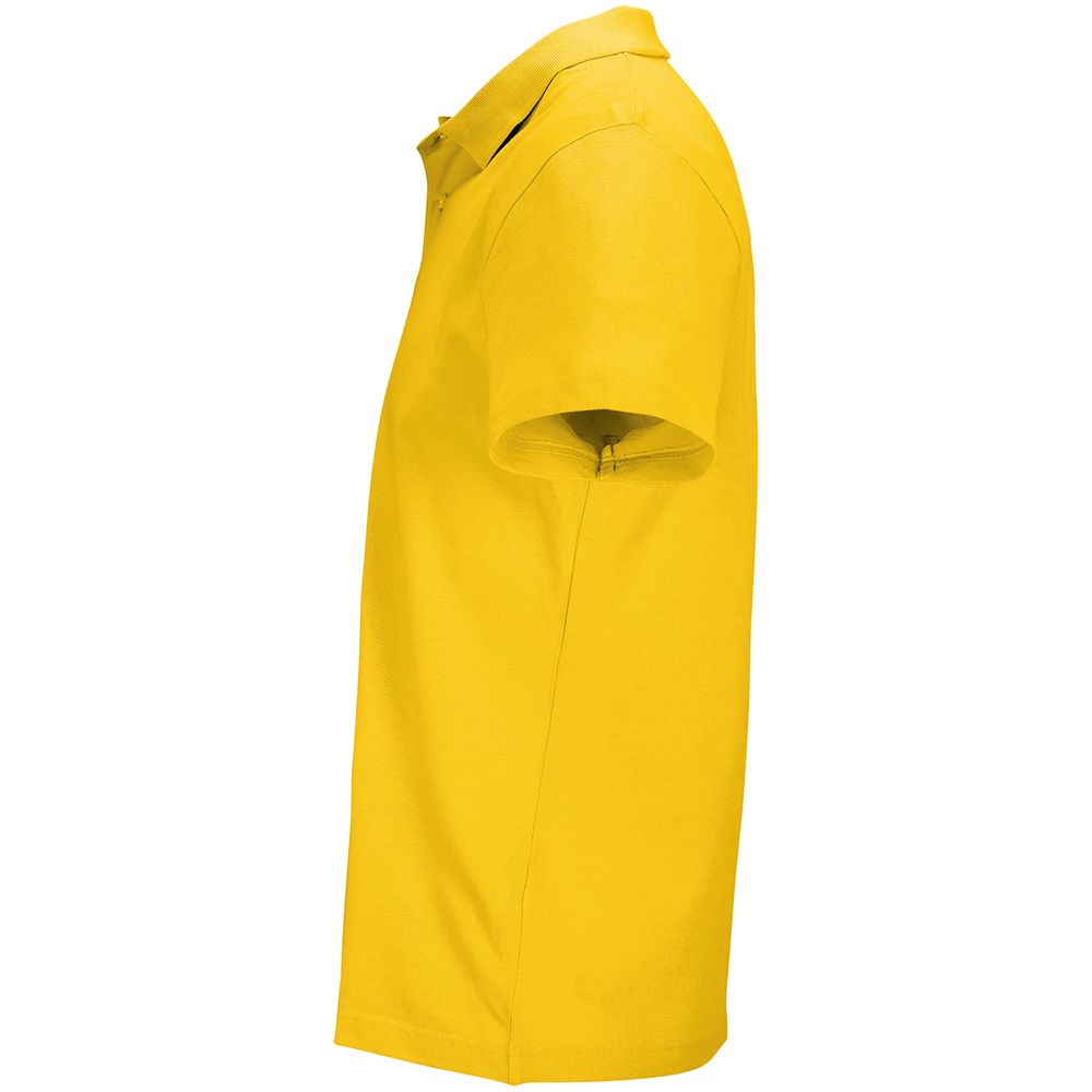 Рубашка поло унисекс Pulse, желтая