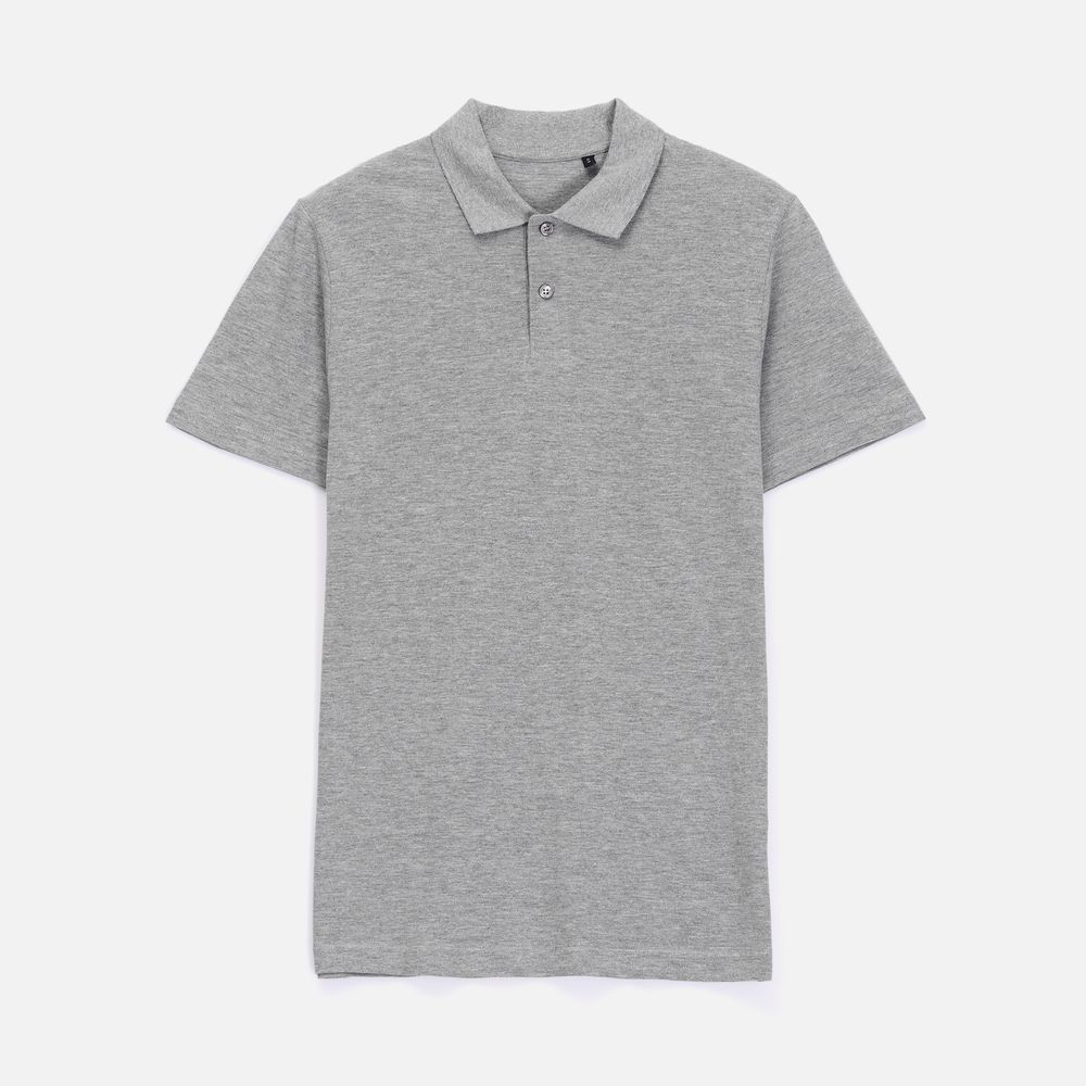 Рубашка поло унисекс Pulse, серый меланж