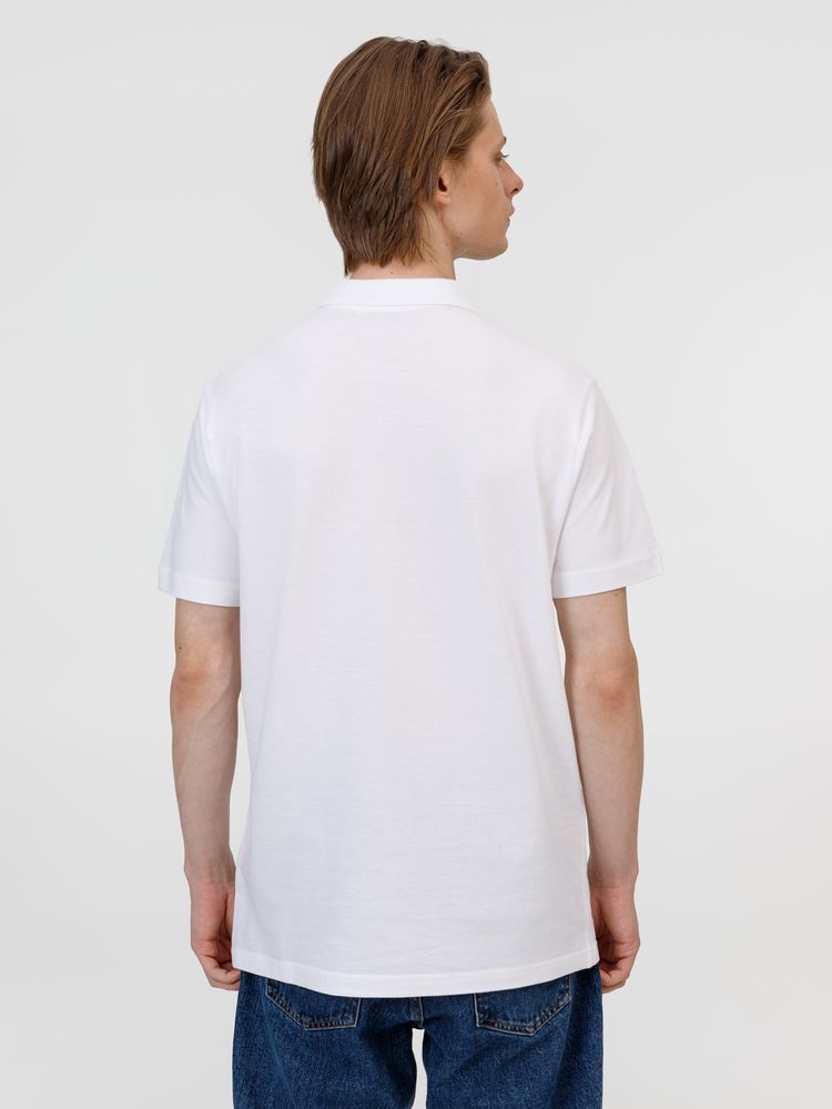 Рубашка поло унисекс Pulse, белая