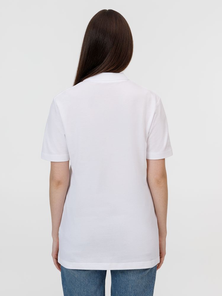 Рубашка поло унисекс Pulse, белая