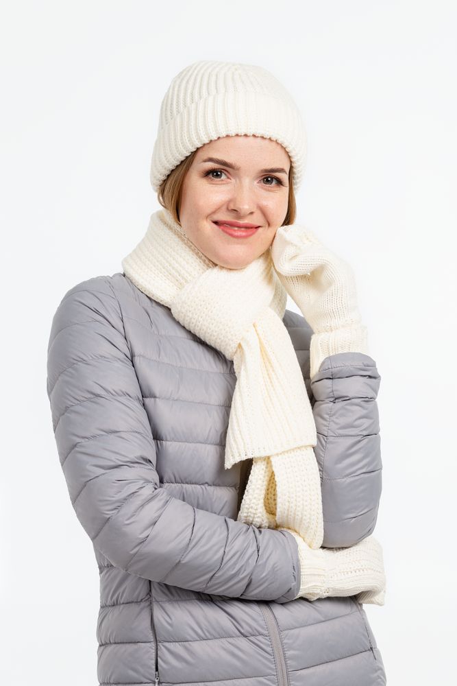 Шарф Nordkapp, белый (молочный)