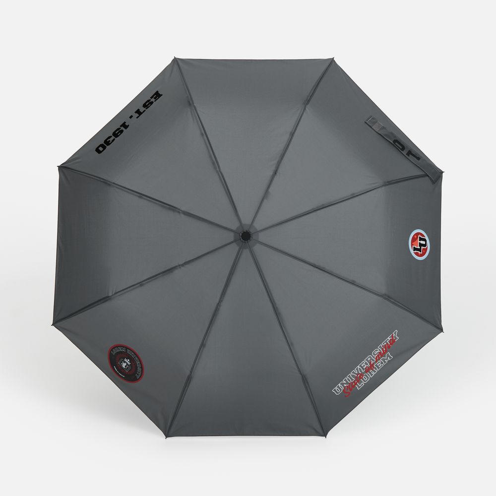 Зонт складной Brellix, серый