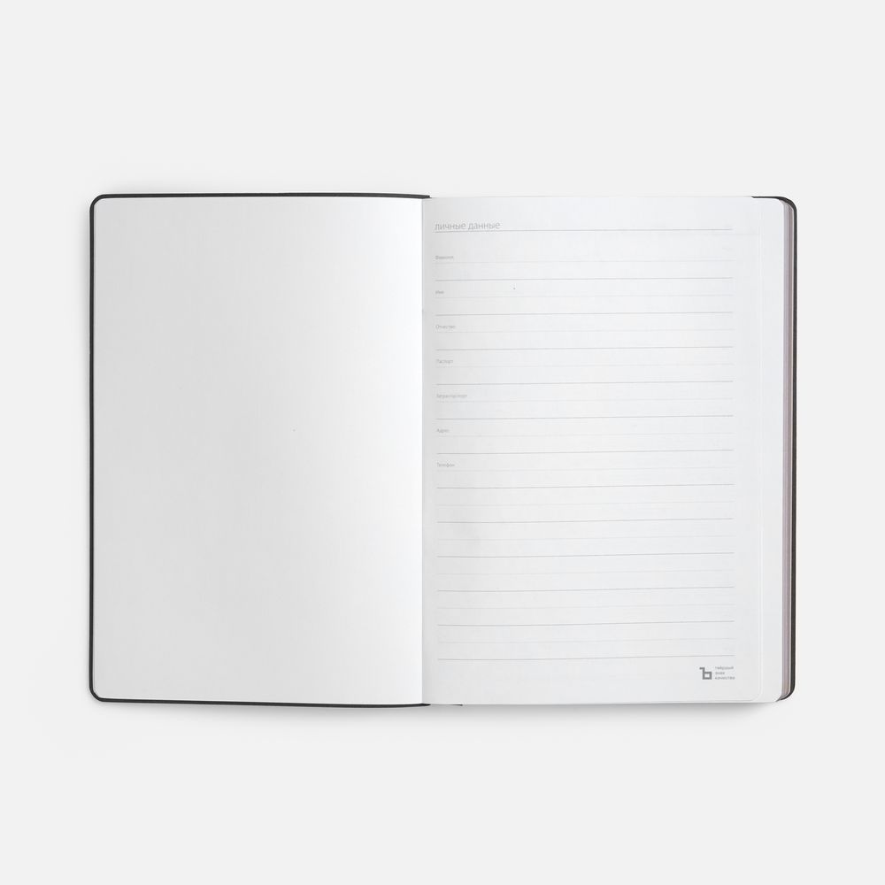 Ежедневник Nebraska Flex, недатированный, красный с золотистым