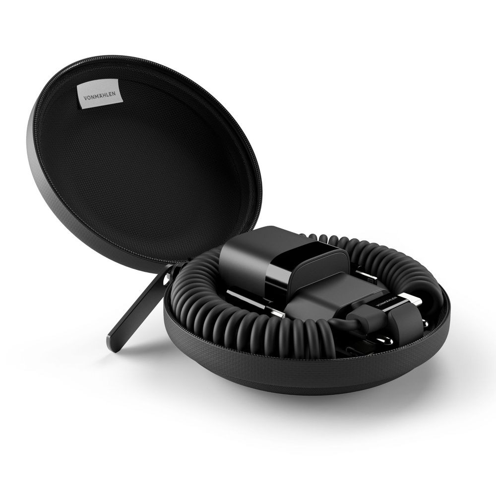 Зарядное устройство Vonmahlen Allroundo GaN, черное