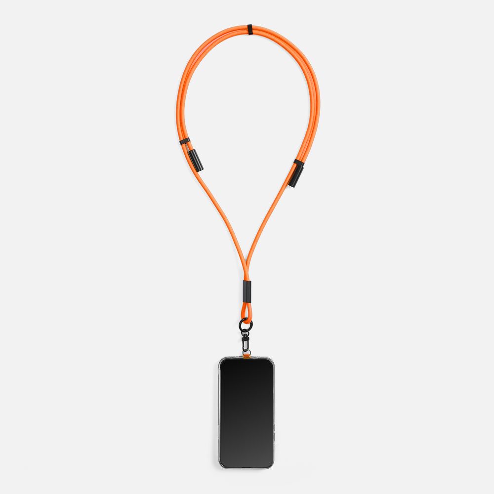 Кабель-ланьярд energyFlex Power Delivery 60 Вт, оранжевый