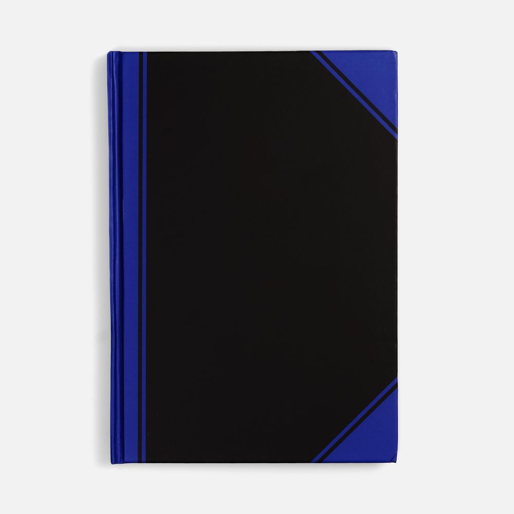 Блокнот Accenti, черный с синим