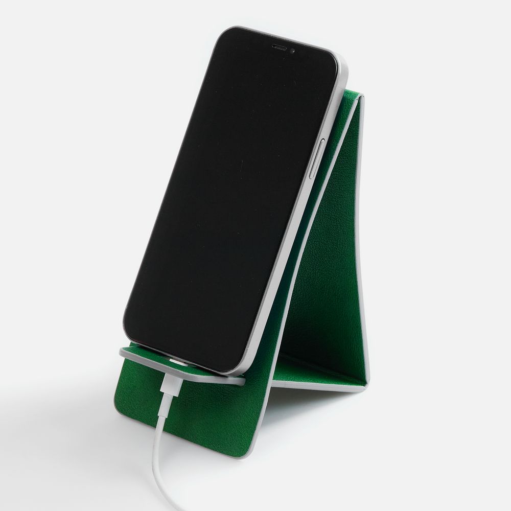 Подставка для телефона Petrus, зеленая