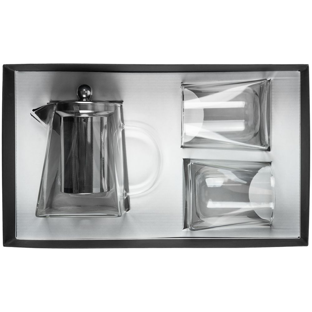 Чайный набор Quadroni в черной коробке