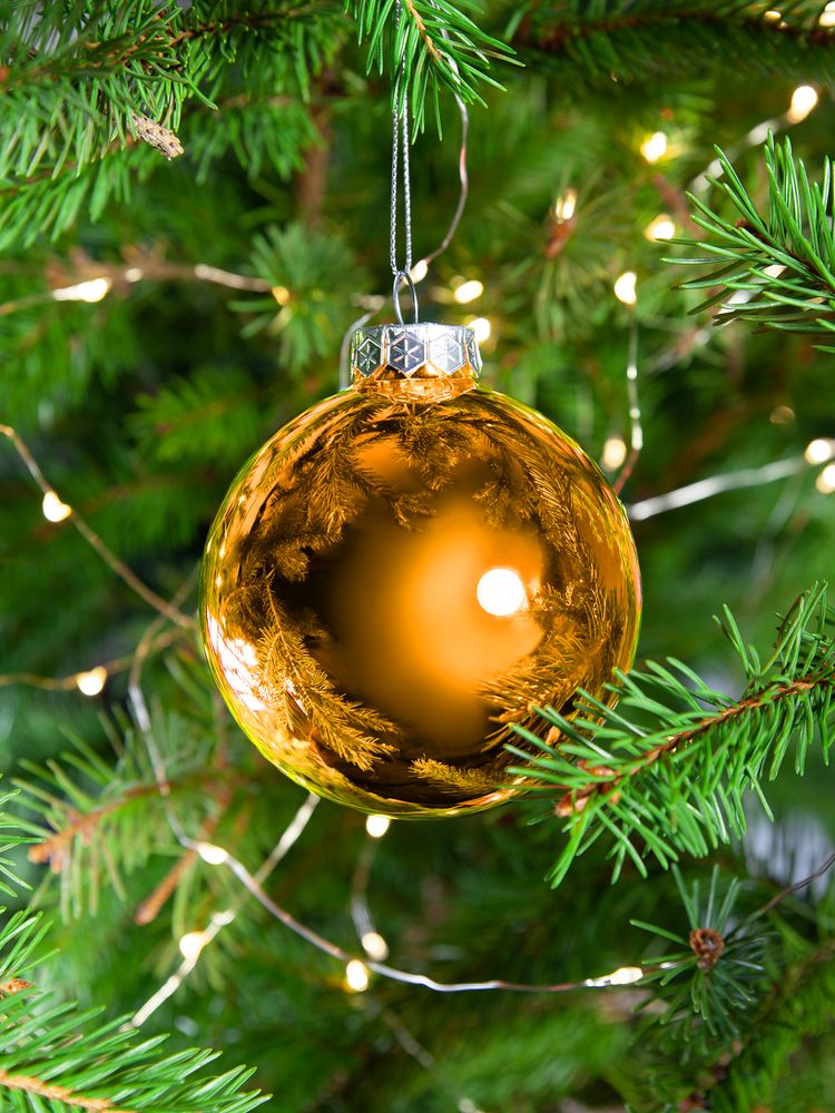 Елочный шар Finery Gloss, 8 см, глянцевый оранжевый