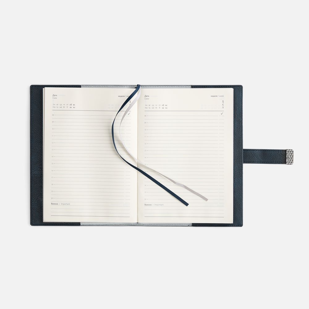 Ежедневник Repute, недатированный, синий