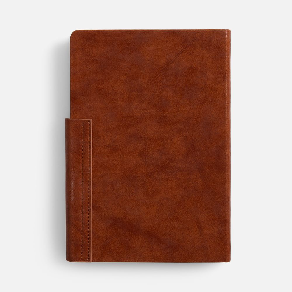 Ежедневник Leadmark, недатированный, коричневый