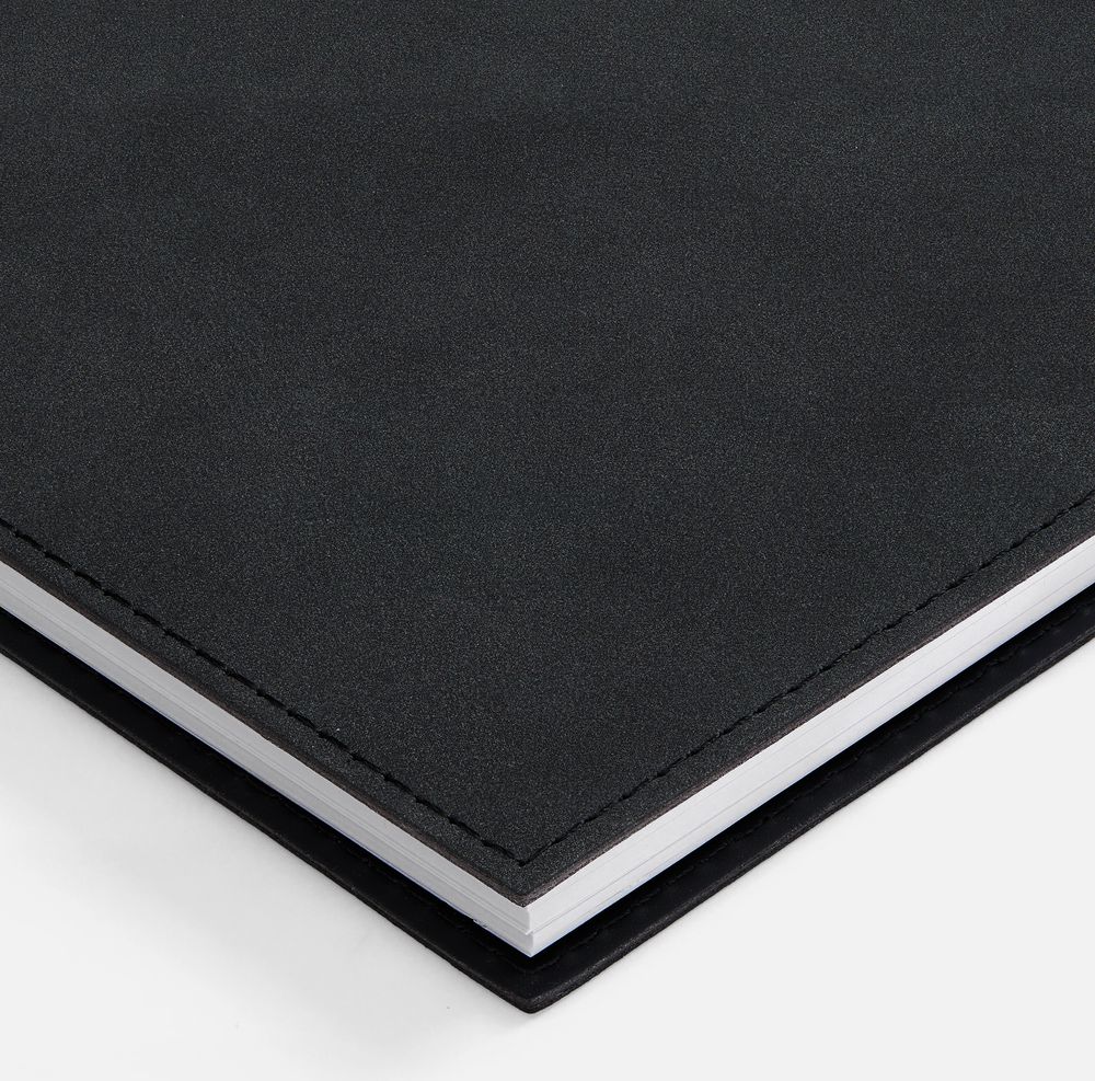 Ежедневник Notera Maxi, недатированный, черный