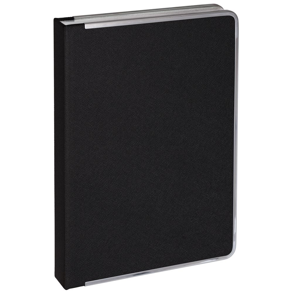 Ежедневник Frame Metal, недатированный, черный