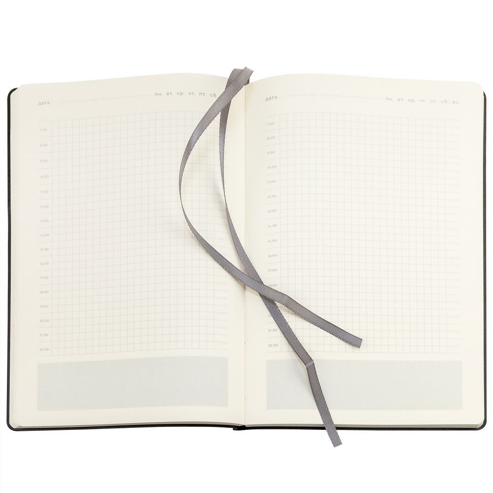 Ежедневник Lable Touch, недатированный, темно-серый