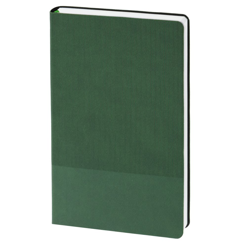 Ежедневник Knit, недатированный, зеленый