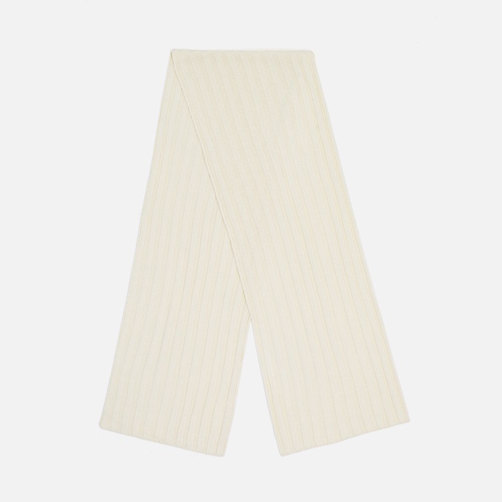 Шарф Metelitsa, белый (молочный)