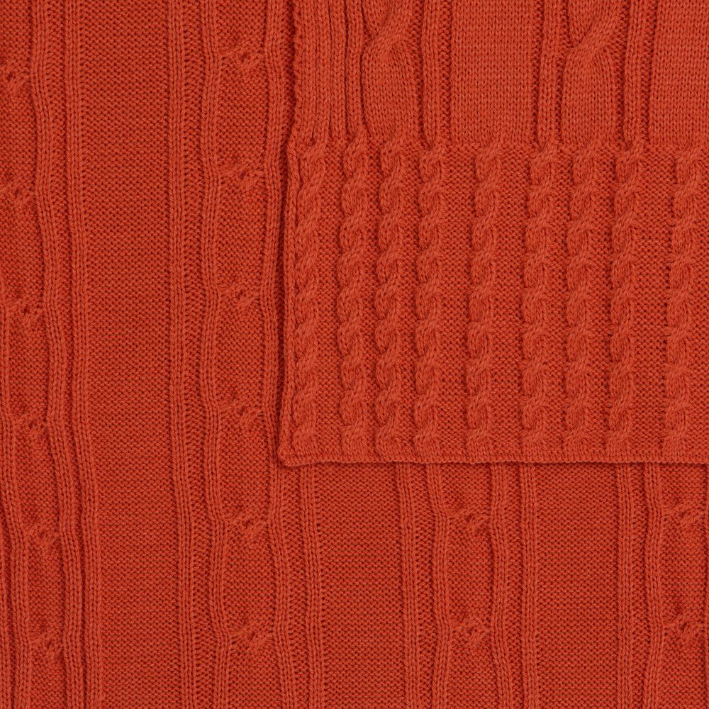 Плед Remitti, оранжевый (морковь)