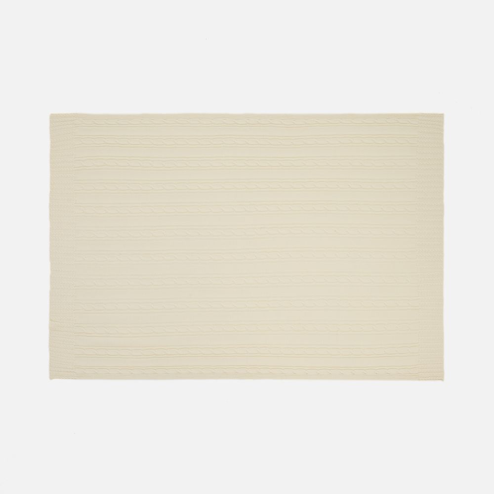 Плед Remitti, белый (молочный)