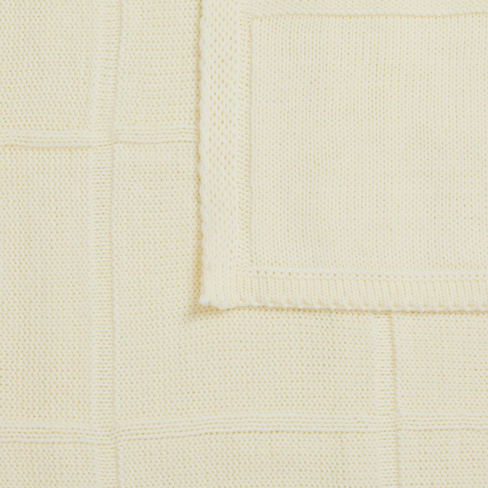 Плед Chainfield, белый (молочный)