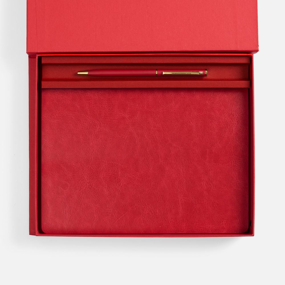 Набор Nebraska Flex, красный с золотистым