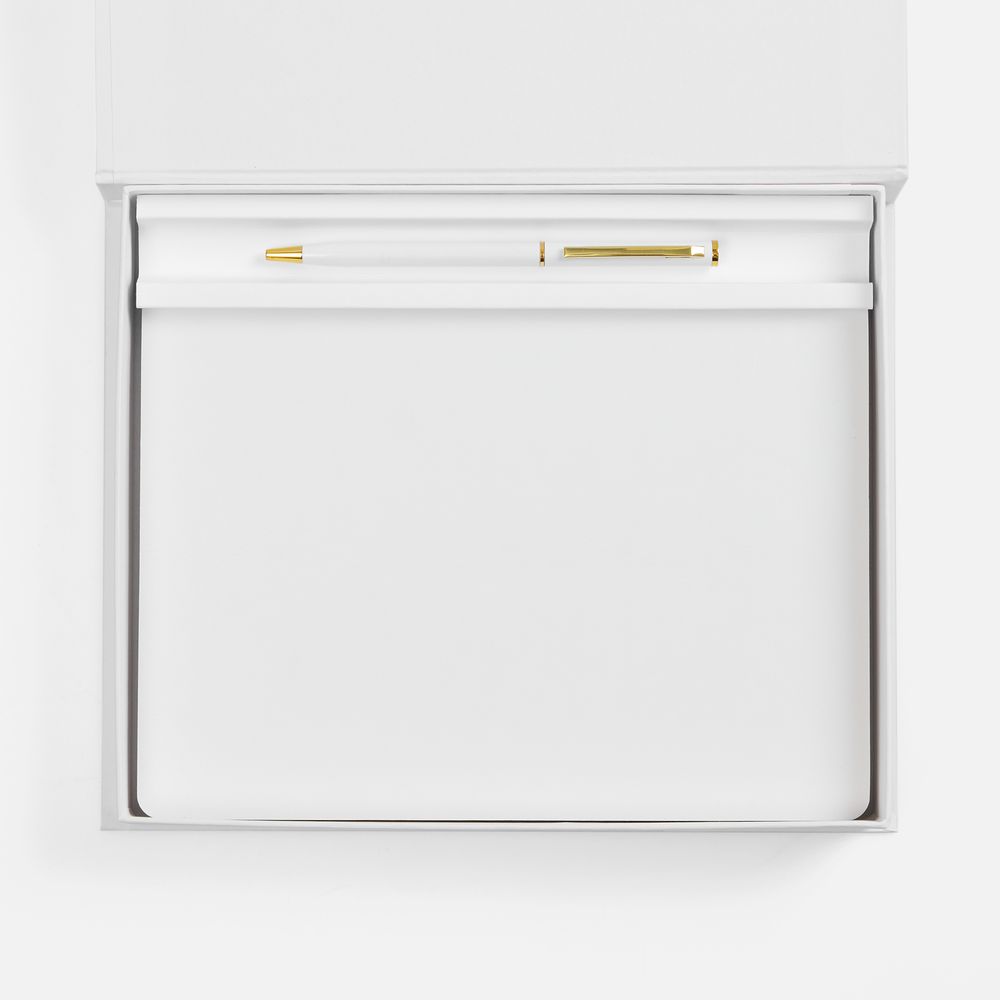 Набор Nebraska Flex, белый с золотистым