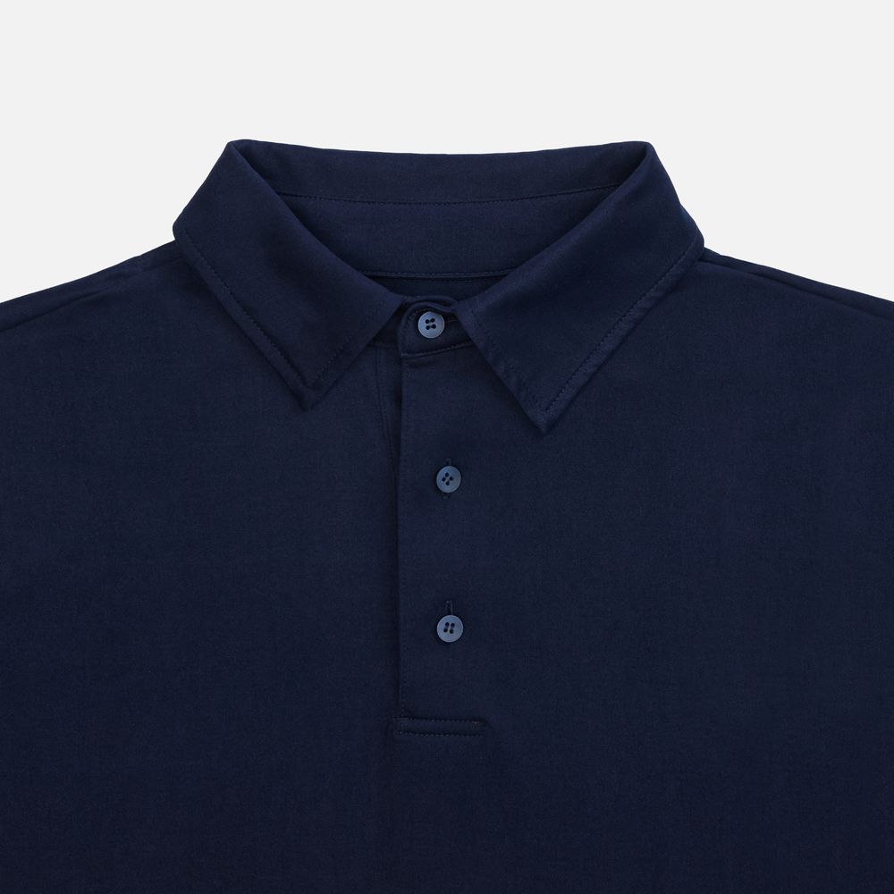 Рубашка поло унисекс Senti, темно-синяя