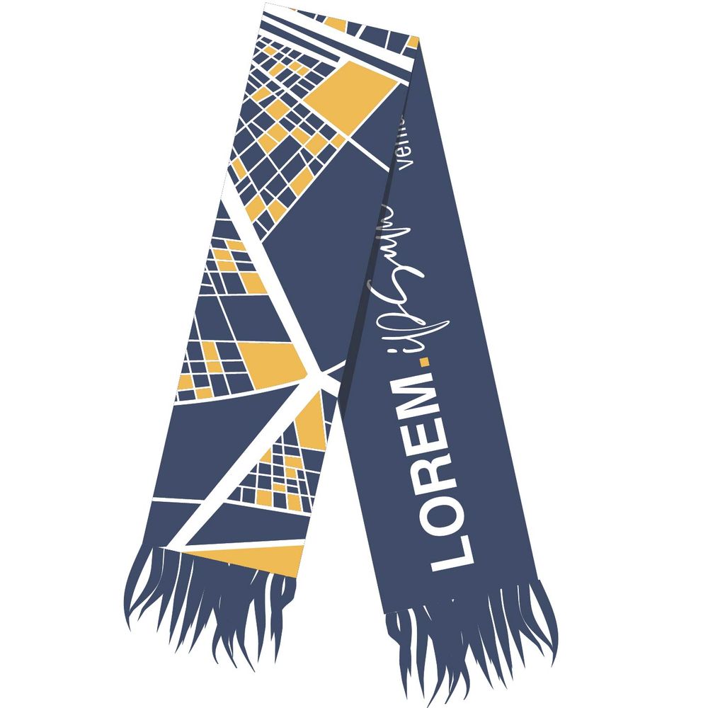 Шарф Tricksy Classic Net, XXL на заказ, акрил