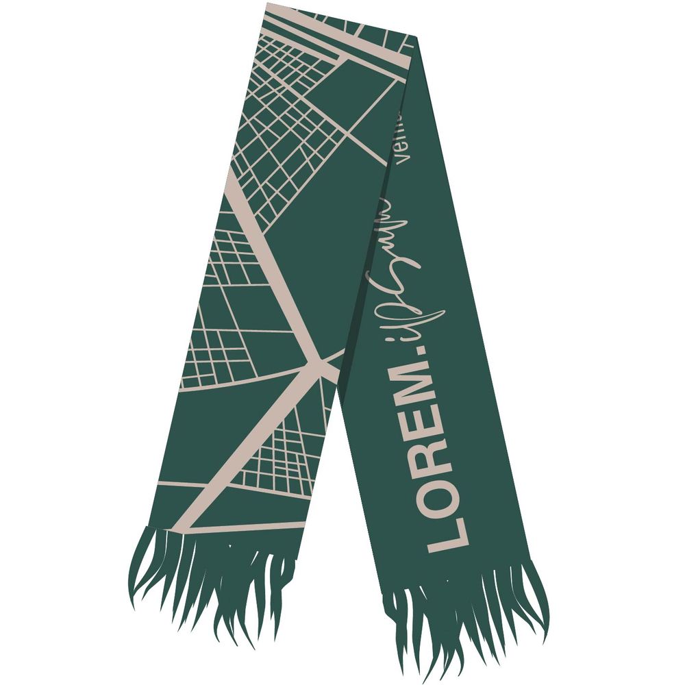 Шарф Tricksy Classic Net, XXL на заказ, полушерсть