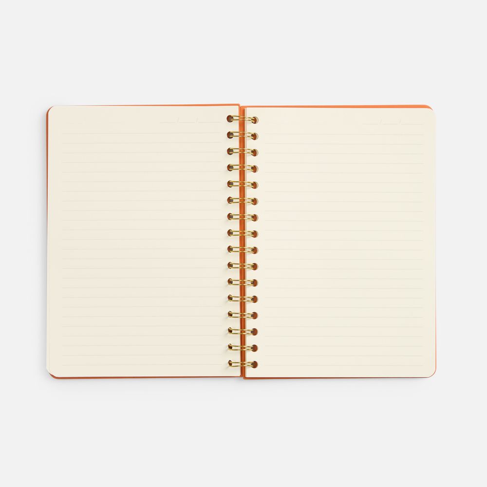 Ежедневник Spiral, недатированный, оранжевый