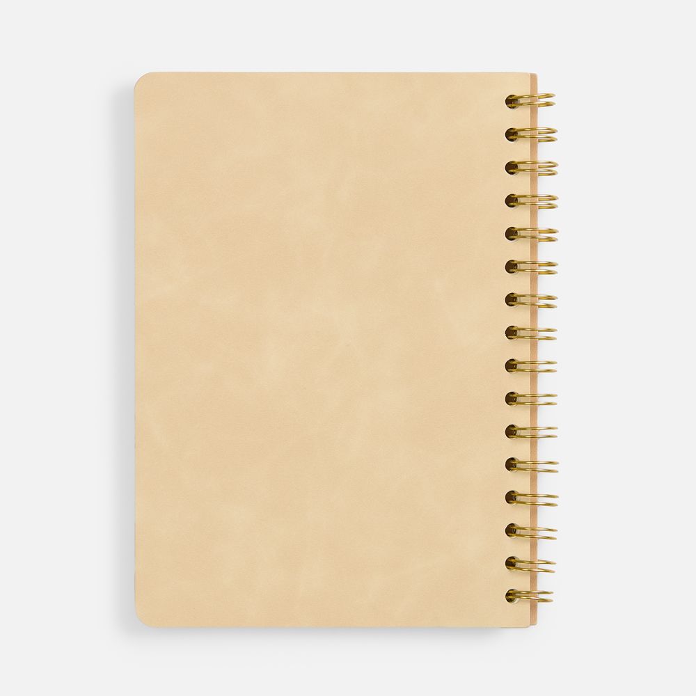Ежедневник Spiral, недатированный, бежевый