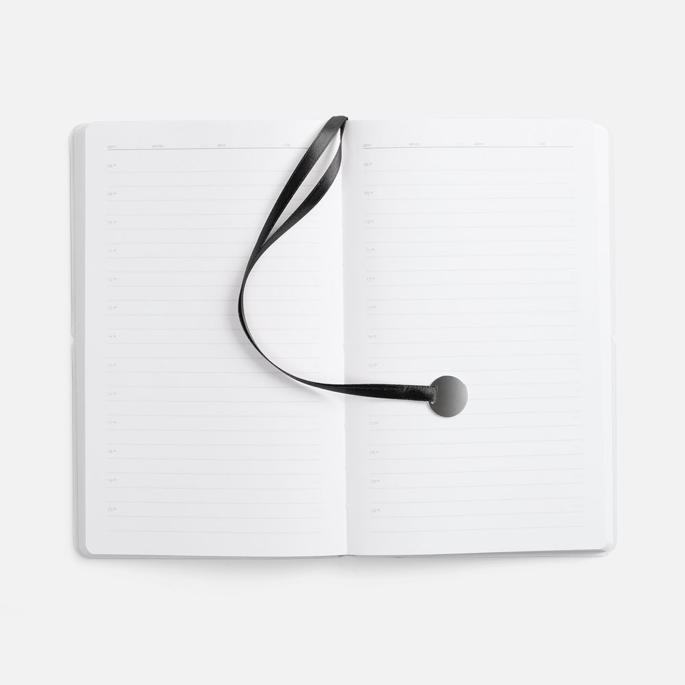 Ежедневник Waltz, недатированный, черный