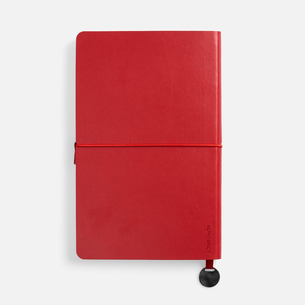 Ежедневник Waltz, недатированный, красный