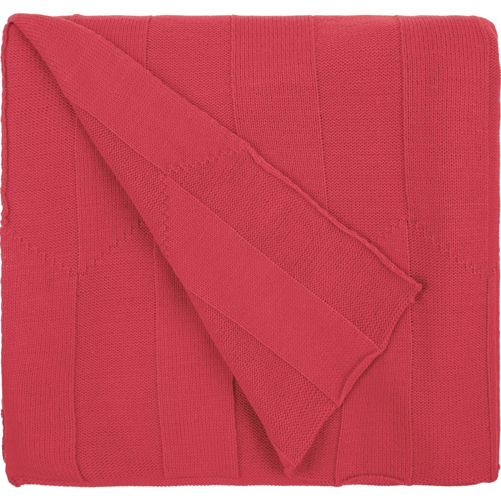 Плед Rombus, темно-розовый (коралл)